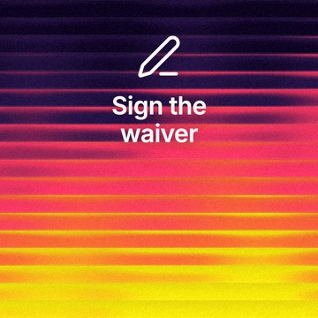 Waiver - Sunset NFC and QR Marker
